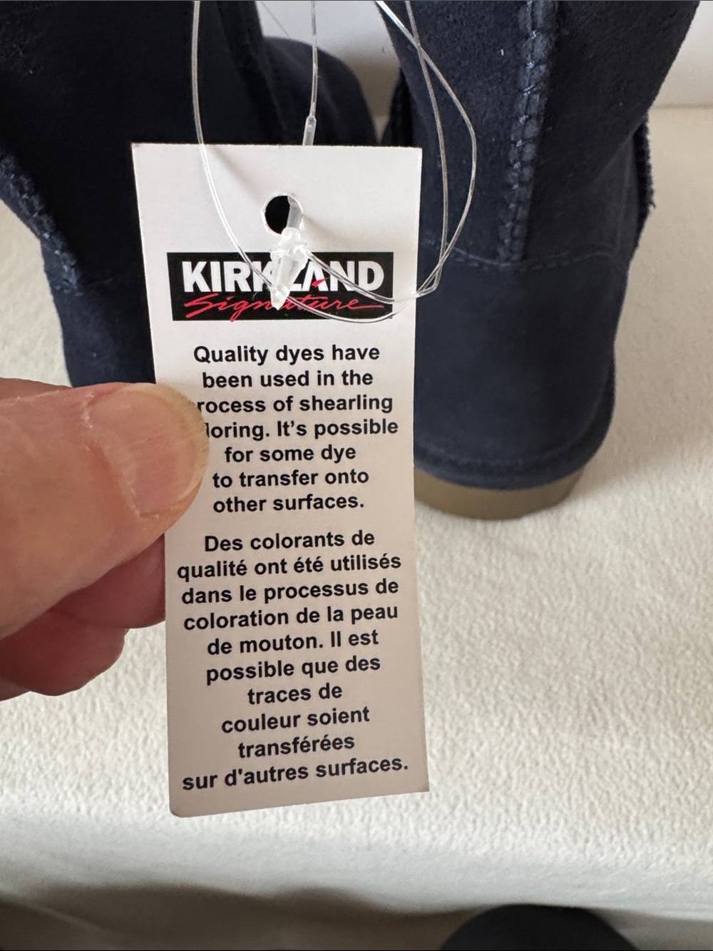 Kirkland suede/wool lining ankle boots - Picture 5 of 11